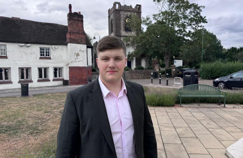 Ben Suter standing in Village ward